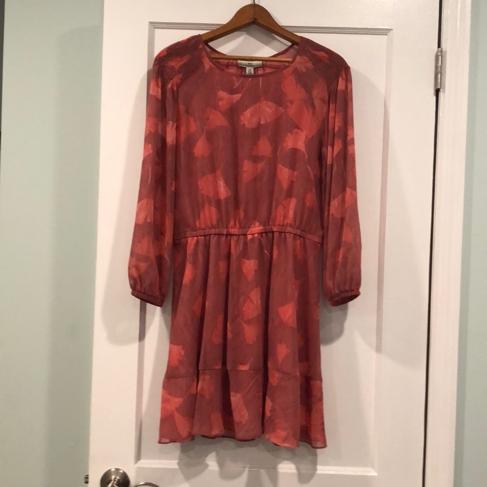 HALSTON floral dress